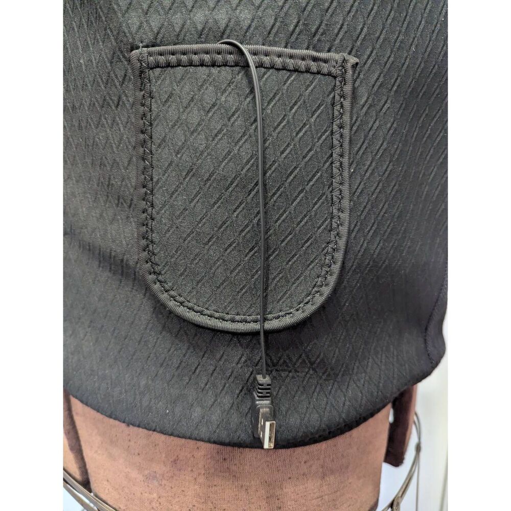 Heated Black Vest - Picture 11 of 16